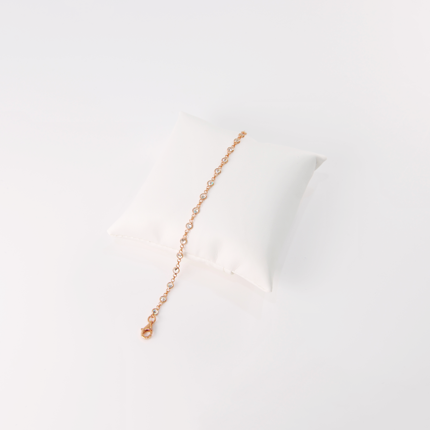 DELICATE CLEAR MURANO GLASS STONE BRACELETS