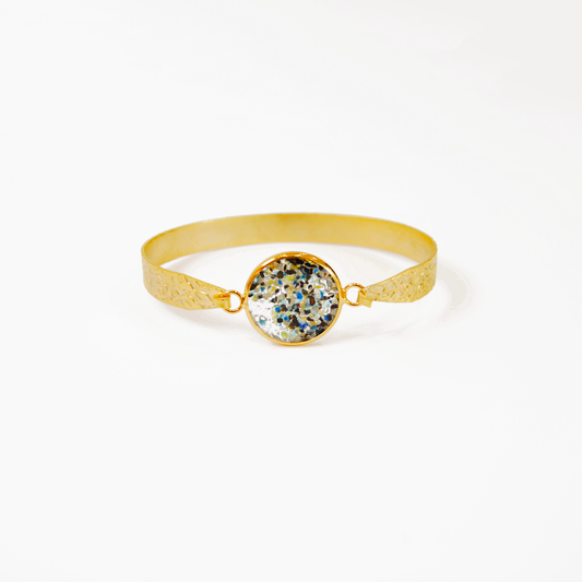 BOREALE MURANO GLASS BRACELET WITH GOLD FINISH